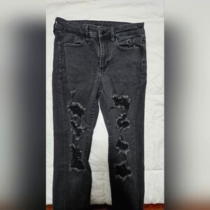 American eagle ripped skinny jeans